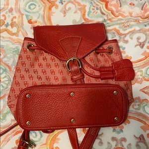 Dooney & Bourke Red Backpack